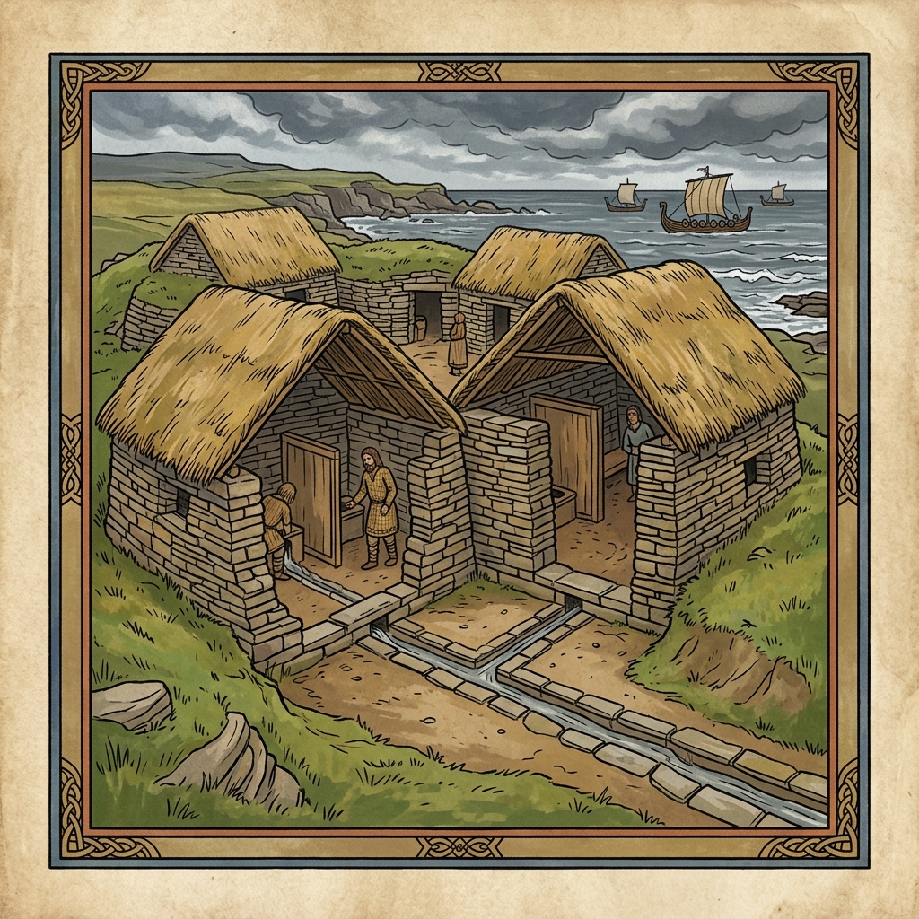 Tidig latrin i Skara Brae – en vikingatida skildring av hygien och avloppssystem