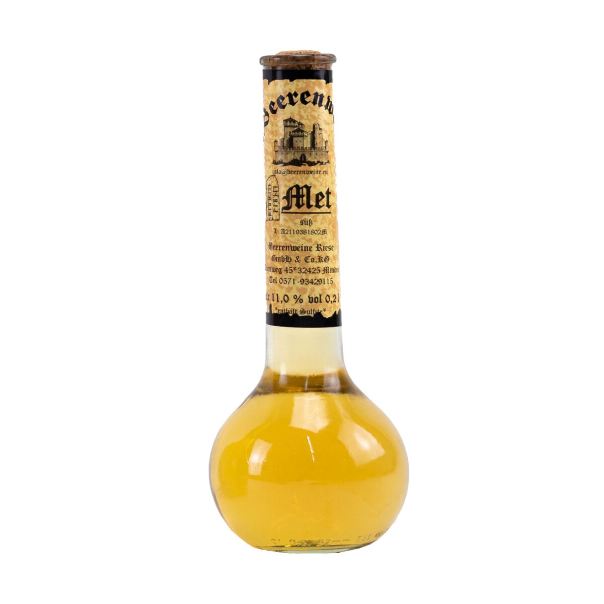 Mjöd honung vin söt 0,2l elixirflaska