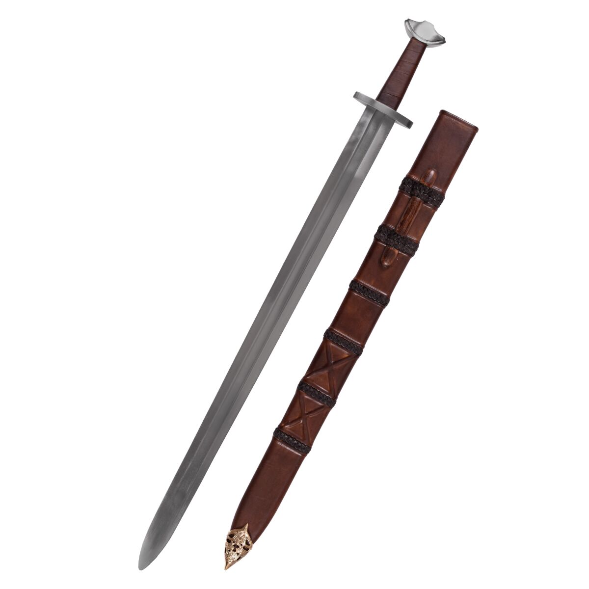 Vikingatida tempelsvärd med skida box