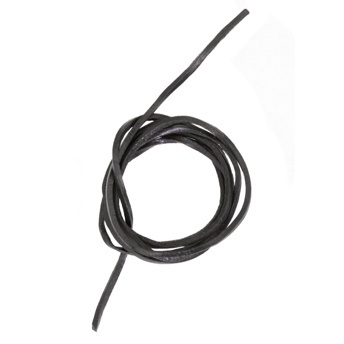 Fyrkantig rem, svart, 100 cm