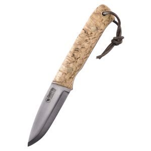 Utomhuskniv Woodsman, lockig björk, Casström