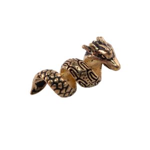 Skäggpärla brons "drake"