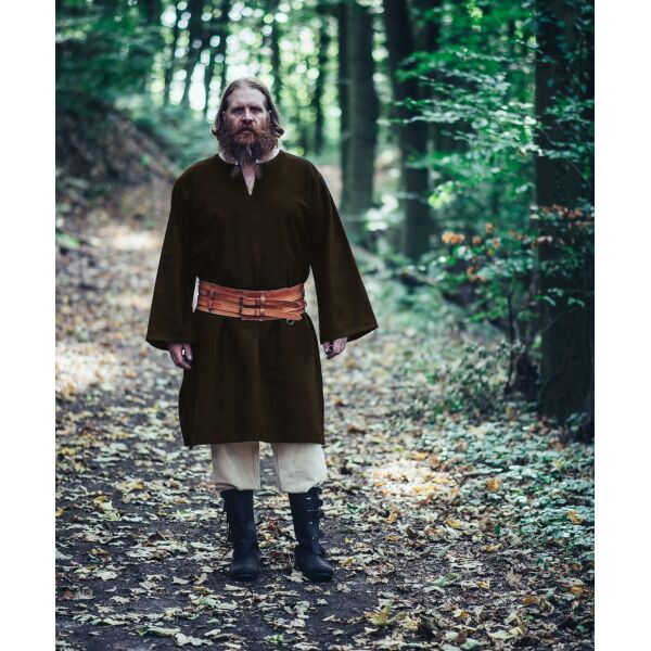 Klassisk vikingatunika mörkbrun "Thor"
