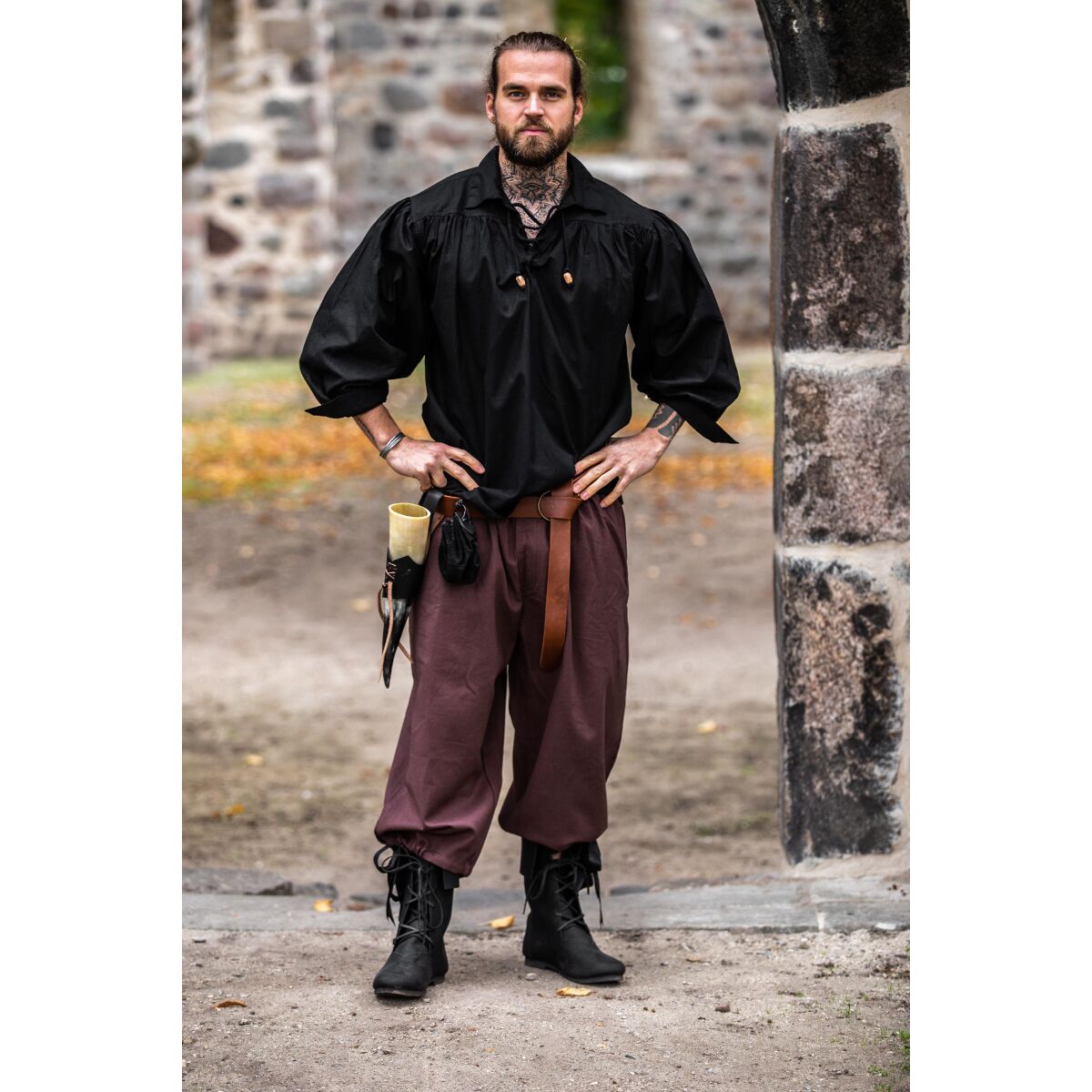 Knäbyxor mörkbrun "Vincent" L