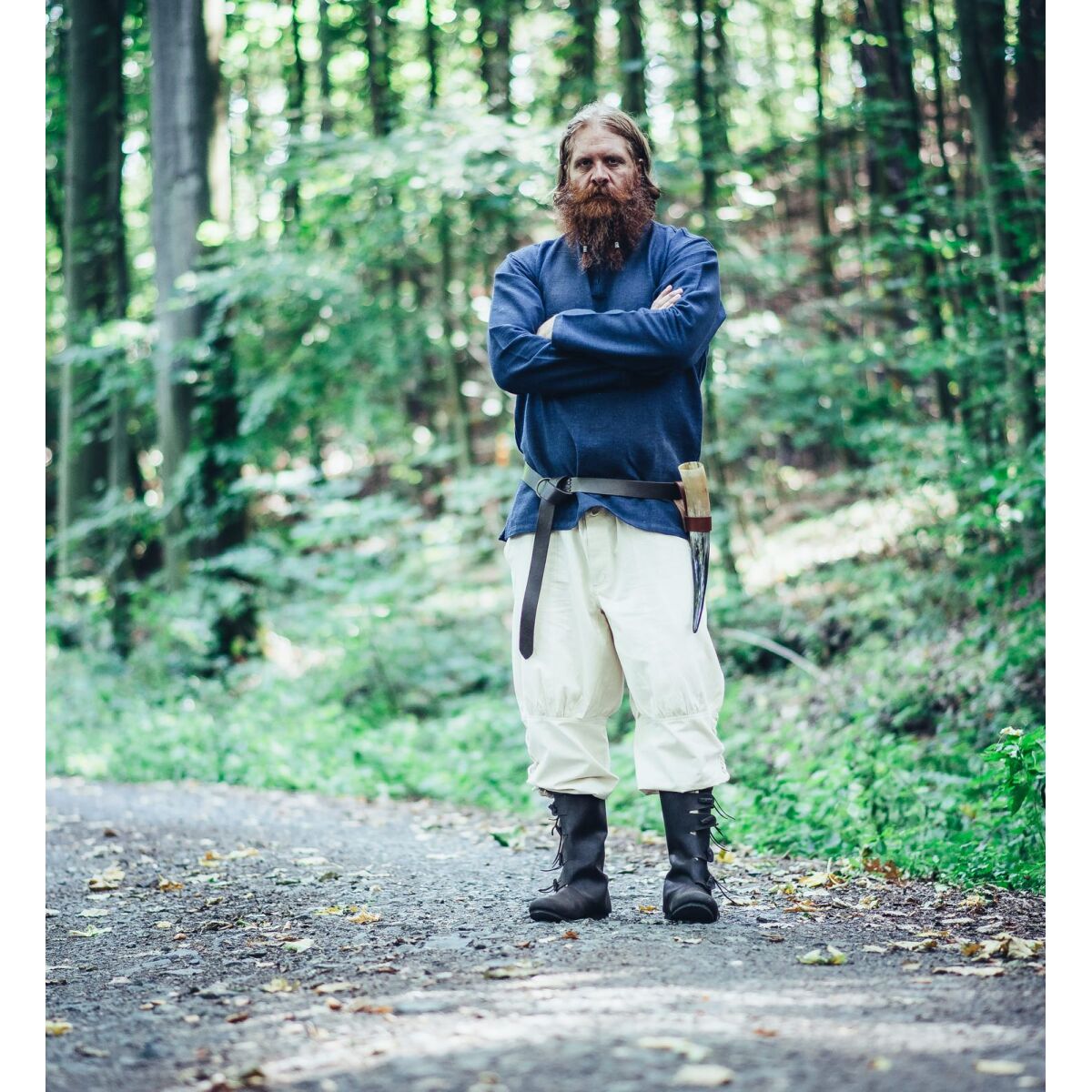 Vikingatunika blå "Ivar" L