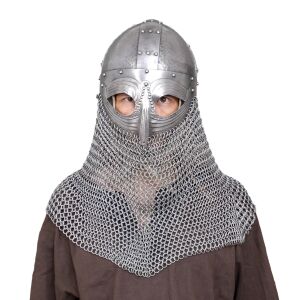 Antiker Wikingerbrillenhelm mit unvernieteter...