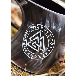 Ölmugg med horn - "Valknut"