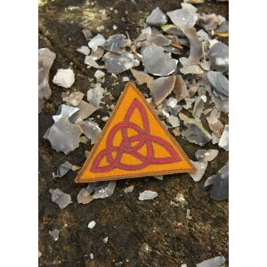 Broderad patch ”Forseti” i ull – keltisk knut