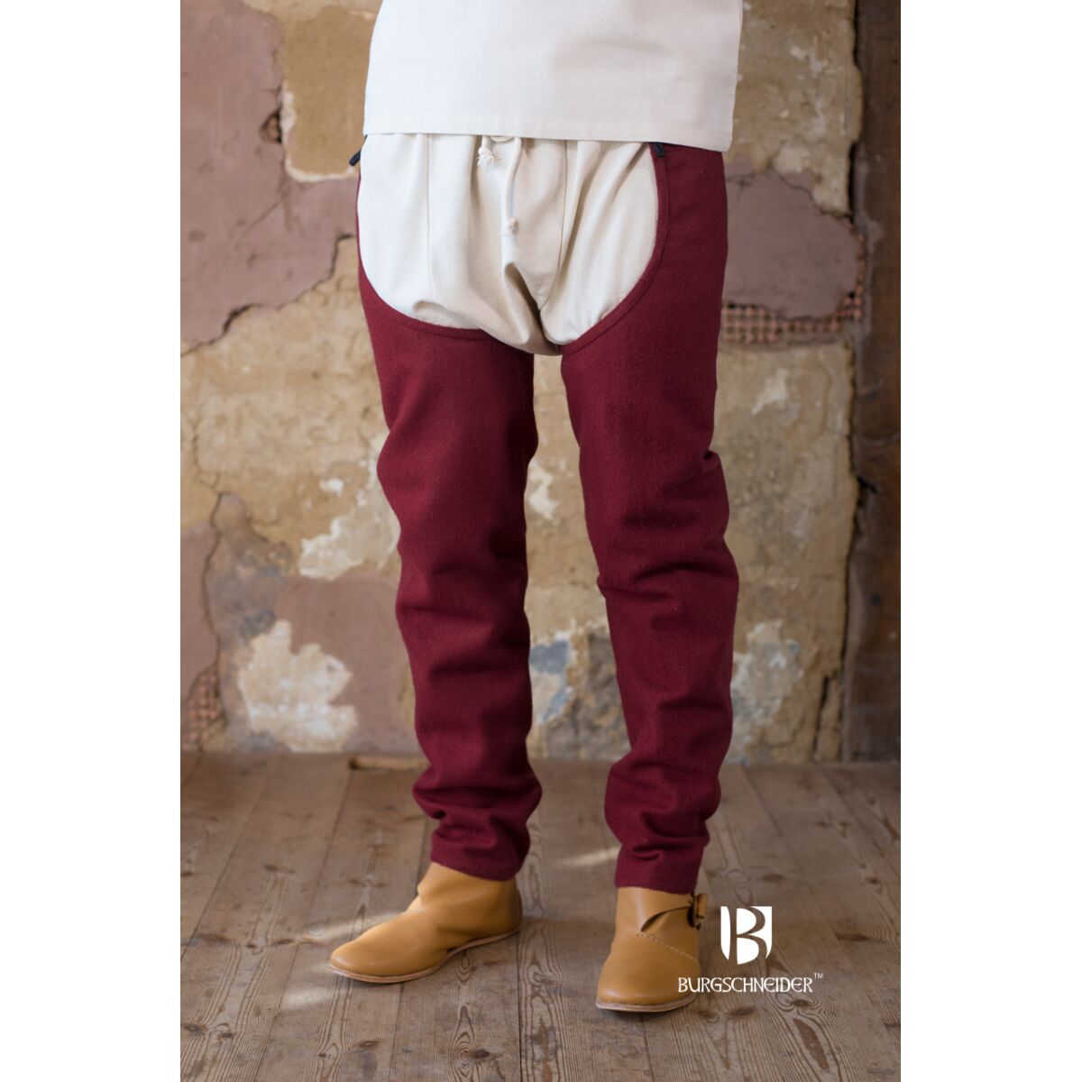 Benvärmare Bernulf Wool Bordeaux XXL