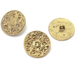 Knapprosett i mässing 2,5 cm