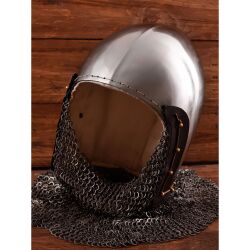 Cymbalskydd med kedjering av nitade platta ringar, 2 mm - lämplig för show combat