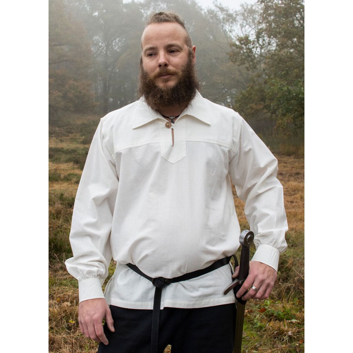 Medeltida riddarskjorta Götz, naturlig M
